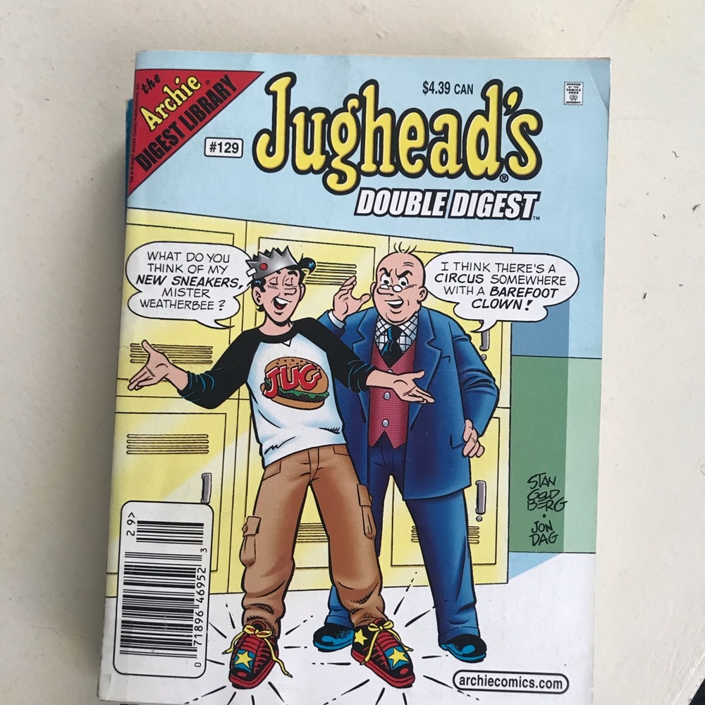 Jughead's Double Digest Comic Book #129 - Colorful Cover